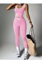 Halter Neck Crop & V Cut High Waist Leggings Set - 4
