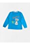 Boys' 100% Cotton Combed Fabric Blue Dalmatian Dog Pattern Long Sleeve Seasonal Pajama Set - 5