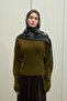 Pretty Kraş Shawl - Green-Black