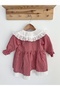 Baby Girl Dress Gingham Cherry Red Birthday Party Wedding Special Occasion Girls' Casual Dress - 7