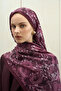 Paradise Kraş Shawl - Dark Plum - 4