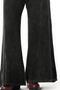 File Detailed Wide Leg Elastic Waist Long Autumn and Winter Pocketed Knitwear Trousers Smoked Fm - 3