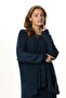 Long Sleeve Elvan Autumn and Winter Knitwear Blouse Navy Blue Lcvt