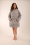 Welsoft Hooded Wearable Tv Blanket 1 Piece Unisex Plush Oversized Poncho Robe - 2