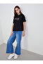 Women Black Infinity Rope Embroidered Short Sleeve T-Shirt - 2