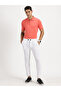 Men Coral Quarter Zip Polo with Press Button - 5