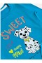 Boys' 100% Cotton Combed Fabric Blue Dalmatian Dog Pattern Long Sleeve Seasonal Pajama Set - 3