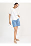 White Flower Patch Detail T-Shirt - 5