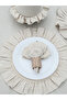 2-Piece Natural Ruffled Linen Napkin - 2