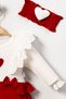 Baby Girl Newborn Jumpsuit Romper Bandana Socks Holiday Mevlüt Dress - 5