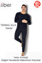 Premium Men's Moisture-Proof and Odor-Resistant Thermal Fabric Long Sleeve Top and Bottom Set Underwear Set Gift - 2