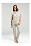 Women's Shirt Pajama Set-9007 - 3