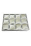 12 Compartment Wooden Watch Box Baby Face Fabric Watch Organizer