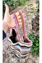 Handmade Knitted Bag / Crochet with Colored Orlon-Cotton Yarn / Lined, with Outer Pocket (41X36) - 8
