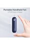 Portable Handheld Fan - Mini USB Rechargeable Foldable Personal Fan (Blue) - 6