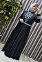 Women's Hijab Clothing Plus Size V Stone Evening Dress - 7