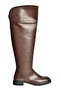 V973801009 Brown Low Heeled Over-The-Knee Classic Women's Riding Boots - 4