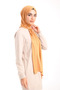 Mustard Stretch Fabric Combed Cotton Shawl - 2