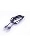Black Metal Manyetic Tip Lightning USB Cable-Senk - 5