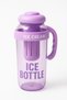 Water Bottle with Straw and Strainer Detox Water Bottle Pp+Pc and Bpa Free Purple Color - 2