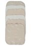 Organic Reported K Ribbed Knit Wipes 6-Pack (Organic Born with Love) Beige