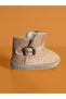 Unisex Baby Kids Winter Camel Velcro School Nursery Slippers Shoes - 5