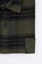 Men's big size plus size long sleeve plaid winter lumberjack shirt with pockets - 3