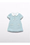 Abel Lula Baby Girl Collared Dress - Blue