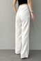 Crep Fabric Full Lycra Elastic Palazo Fabric Pants - 4