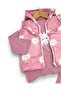 Baby Girl Transitional Inflatable Vest Set , 3 Piece Set Top and Bottom , 6-9-12-18 Months Vest Set Sets - 3