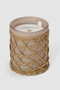 Woven Detail Stone Bergamot & Jasmine Candle 200G - 5