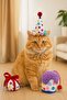 Cat Party Box Set of 3 |   Party Hat, Plush Cake, Plush Gift Box - 2