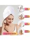 Button Elastic Hair Towel, Hair Cap, Makeup Cap, Facial Care Towel, after Bath Hair - 5