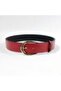 Curea piele naturala grena 4 cm - 2