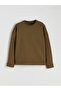 Crew Neck Oversize Women's Sweatshirt - 5