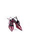 S.P 4 cm Open Back Pointed Toe Patent Leather Women's Shoes