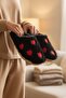 Women's Casual Slippers Plush Woolen Fur Slippers Guest Dowry Bundle Bride House Slippers - 2