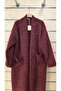 Long Felt Coat Plain Pattern - 2
