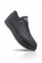 Alvino 1754 Black Genuine Leather Orthopedic Comfortable Elastic Seasonal Men's Shoes