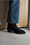 Women's Boots Black Suede - 5