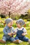 Baby Girl and Boy 4 Seasons 100% Cotton Combed Cotton Rope Detailed Hat Beanie - 6