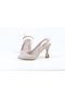 Cc 8 cm Open Back Women's Stiletto Shoes - 4