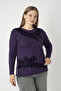 بلوزة شتوية من قماش الفسكوز المطبوع والقطن الممشط - 5