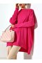 Button Detailed Half-High Neck Knit Tunic - 2