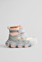 Fur Inside Water Repellent Children's Boots Powder Color