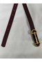 Long Buckle Gold Women's Belt Thin Trouser Belt Dress Belt Shirt Belt - 2