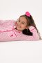 Girls' Fuchsia Striped Pajama Set 50318940-VR023 - 3