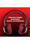Marvel Spiderman Kids 3D Wireless Bluetooth Stereo Headphones | 10 Hour Playtime | Foldable Headset - 3