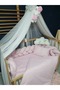 Knitted Protected Baby Girl Sleeping Set 60X120 cm - Bulut Pillow - 2