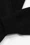 Women's Olivia Regular Fit Three Thread Non-Fleece Hooded Cotton Sweat Coat Black - 8